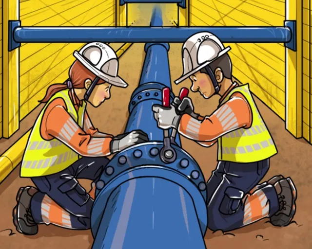 Constructeur de réseaux de canalisations