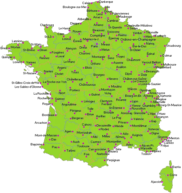 Carte de France